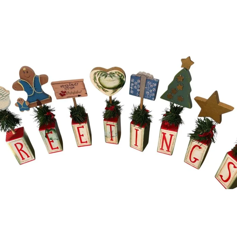HM Wooden Blocks Christmas 